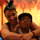 Alana (l) and Mac at Mac’s 40th birthday celebration.